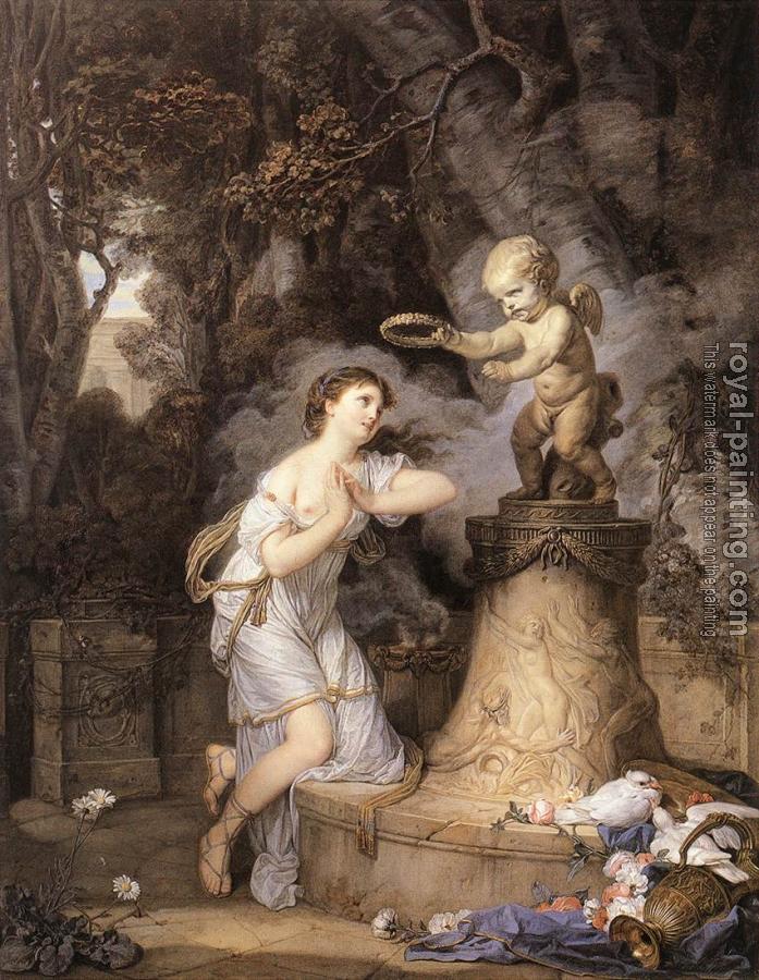 Jean-Baptiste Greuze : Votive Offering to Cupid
